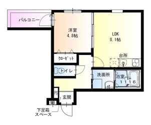 吉田駅 徒歩7分 1階の物件間取画像